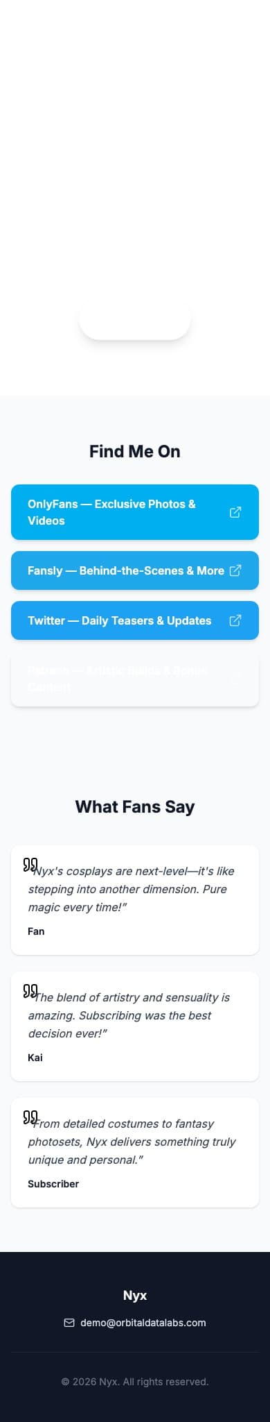 Nyx Cosplay — Cosplay & Art